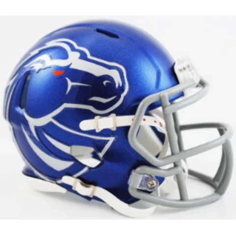 Boise State Broncos NCAA Mini Speed Football Helmet - NCAA Cover