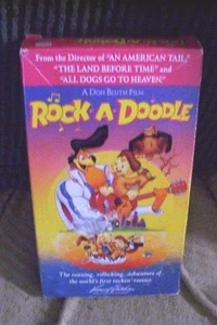 Rock-A-Doodle (VHS, 1999) A Don Bluth Film  - Picture 1 of 1