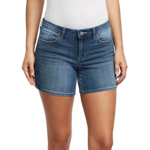 Jessica Simpson | Women's Rolled Cuff Shorts | Jazzy/Rocco | S: 4/27 l BLUE - Picture 1 of 3