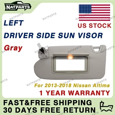 Left Driver Side Sun Visor W/ Lights fits for 2013-2018 Nissan Altima96401-3TA2A - Image 1 of 4