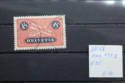 HK18: Suiza Emisión De Correo Aéreo 1923 ANK 198 Z Cancelado - Imagen 1 de 3