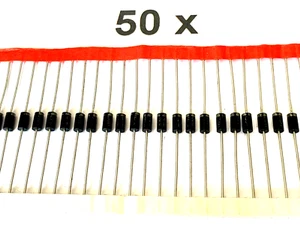 SF24G, Gleichrichterdiode, 2A, 200V, 35ns,IFSM=50A,IR=5µA, TSMC, DO-15, 50 Stück - Picture 1 of 3