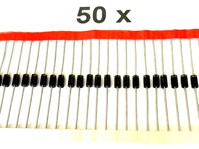 TAIWAN SEMICONDUCTOR SF24G, Gleichrichterdiode, 2A, 200V, 35ns,IFSM=50A,IR=5µA, TSMC, DO-15, 50 Stück