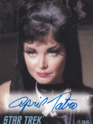 Tarjeta autógrafa STAR TREK The Original Series TOS A309 April Tatro as Isis Foto 1 de 4
