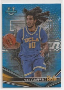 2023 Bowman U Tyger Campbell Blue Refractor 105/150 #40 UCLA - Picture 1 of 2