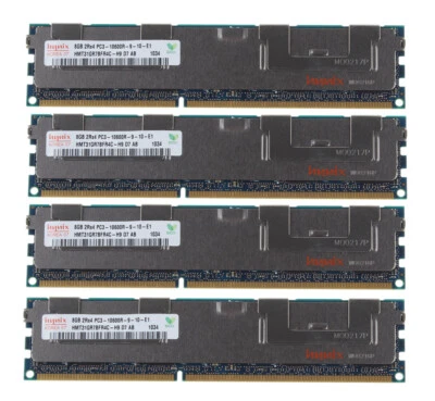Hynix 32 GB DDR3 RAM 2RX4 4X 8 GB 1333MHz PC3-10600R Reg-DIMM ECC Server Memory - Image 1 of 4