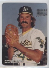 1988 Mother's Cookies Oakland Athletics Stadium Giveaway Dennis Eckersley HOF