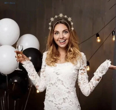 Silver Rhinestone Crystal Headband Races Wedding Hair Fascinator Accessories - Image 1 of 4