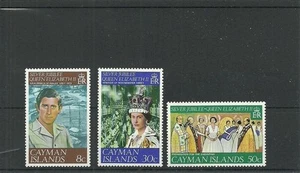 CAYMAN ISLANDS SG427-429 SILVER JUBILEE MNH - Picture 1 of 1