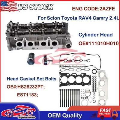 Complete Cylinder Head Head Gasket Set For Toyota Scion TC Camry 2.4L RAV4 2AZFE - Image 1 of 4