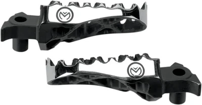 Moose Black SS Hybrid Footpeg Pair .5in Offset Yamaha WR250F 01-23 - Image 1 of 3