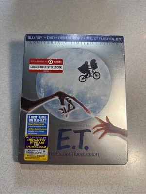 ET Extra-Terrestrial SteelBook Blu-ray DVD Digi [1982] Target Exclusive - Sealed - Image 1 of 3