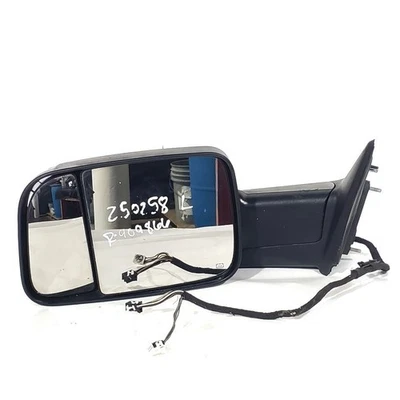 Espejo retrovisor lateral izquierdo 15 17 Dodge Ram 3500 SLT doble cabina OEM PXR negro brillante Foto 1 de 4