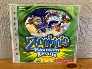 ZOOMBINIS MOUNTAIN RESCUE Educational Video Game Windows Mac CD-ROM 2001 - Picture 1 of 3