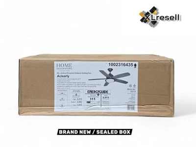 Home Decorators Collection Ackerly 52" Natural Iron LED Ceiling Fan Light Remote - Image 1 of 4