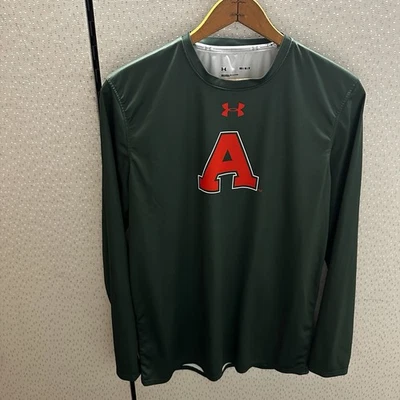 Colorado State Rams Aggies Medium Under Armour Long Sleeve Shirt Men's Green - Image 1 of 4