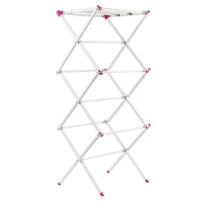 Kleeneze Clothes Airer 3-Tier Folding Laundry Dryer 7M Drying Space Expandable - Picture 1 of 11