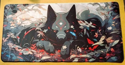 XL Gaming Mouse Pad Desk Mat 60x30cm – Wolf In The Forest – New C6 - Image 1 of 4