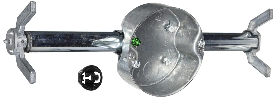 Hubbell-936 Retro-Brace Round Box, Ceiling Fan/Lighting Applications, 1-1/2" ... - Image 1 of 1
