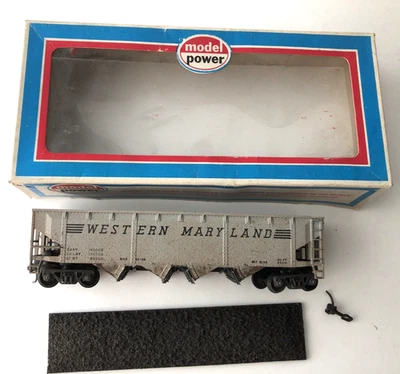 HO Scale Model Power-Hopper Car-Western Maryland #659 in box - Image 1 of 4