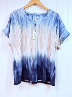 Top Chicos Talla 2/Grande Zenergy Rayas Tie Dye Multicolor Nuevo con Etiquetas Foto 1 de 4