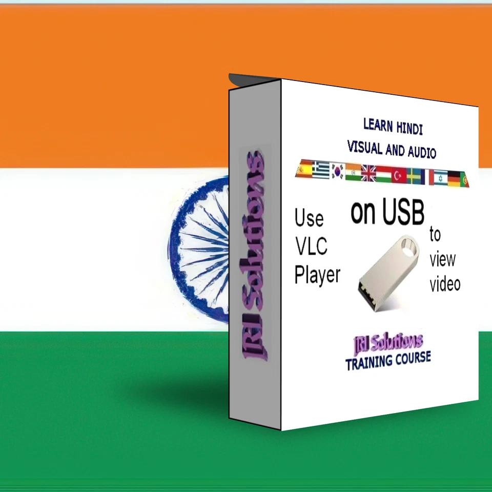 Learn To Speak Hindi Language fluently USB Course Audio Visual,language of India - Image 1 of 1