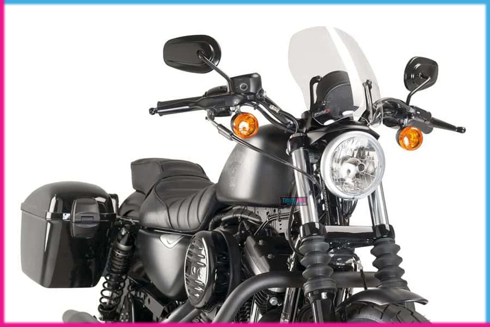 PUIG SCREEN NAKED N.G. TOURING HARLEY D. SPORTSTER 1200 CB CUSTOM 2016 CLEAR - Изображение 1 из 1