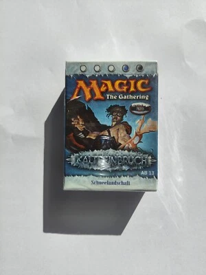 MTG/Kälteeinbruch/Themendeck/Schneelandschaft/Neu/Ovp/Schwarz/Blau/Sammlerstück - Bild 1 von 3