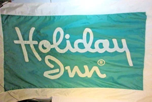 Vintage Holiday Inn Flagge Banner 5 mal 8 Fuß NYL-GLO Wimpelkette - Bild 1 von 10