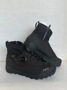 fizik Terra Artica X2 Black Cycling Shoes Mens 7.5 - Picture 1 of 11