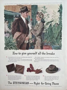 Pubblicità stampa cappelli immeron 1946 vintage, Come regalarsi tutte le pause. - Foto 1 di 1