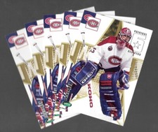 (5) 2003-04 Parkhurst Original Six Montreal Canadiens Patrick Roy #69 HOF