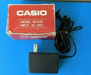 Neu aus altem Lagerbestand Casio Netzadapter AD-K45 120 V in offener Box KOSTENLOSER VERSAND - Bild 1 von 5