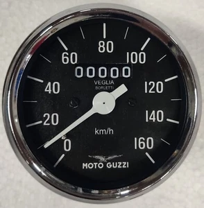 DREHZAHLMESSER, ZÄHLER MOTO GUZZI NOVO FALCONE 80 MM DURCHMESSER - Bild 1 von 3