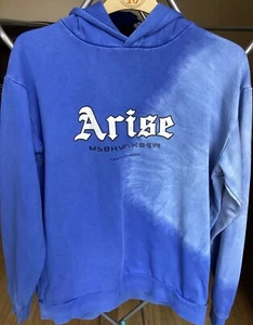 River Island blue hoodie with pockets.Tie dye pattern.Age 11/12. 153cm.Ex cond. - Picture 1 of 4