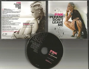 PINK Please Don’t Leave me w/ RARE INSTRUMENTAL PROMO DJ CD single 2009 MINT USA - Picture 1 of 1