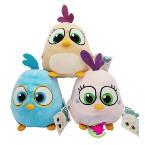 (SET of 3) Angry Birds Hatchlings 10" Plush Toy Large Stuffed Animal Toy Rovio - Foto 1 di 10