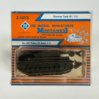 Tanque Panzer Alemán Roco Minitanks Z-107 108 Mk IV F2 G Foto 1 de 2