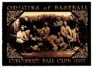 1994 American Archives Origins of Baseball Card - 1882 Cincinnati Baseball Club
