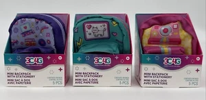 3 Pack 3C4G Three Cheers For Girls 5 Piece Mini Backpack Keychain w/ Stationary - Picture 1 of 6