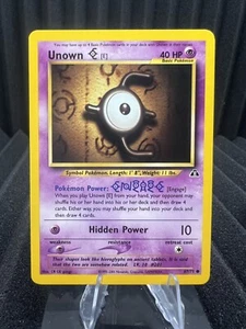 Unown 67/75 - Neo Discovery Edición Ilimitada - WOTC Pokemon LP - Imagen 1 de 2