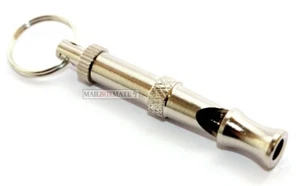 Dog Whistle Puppy Training Audible Ultrasonic Pitch Sound Adjustable Key Chain - Picture 1 of 7