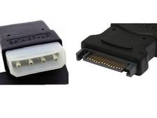 4 Pin Molex PC IDE Male To 15 Pin SATA Male Power Adapter Convertor Connector