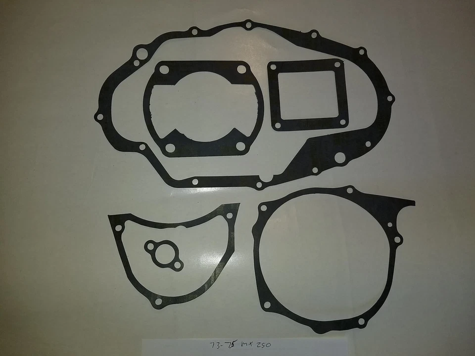 73 74 75 1973 1974 1975 MX250 Mx 250 Yamaha Kit de juntas Foto 1 de 1