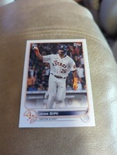 2022 Topps Series 2 Rookie Rc Base Jose Siri Houston Astros #599