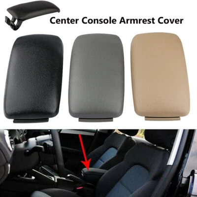 Cubierta tapa reposabrazos consola central delantera negra/beige/gris para Audi A3 8P 2003-2012 Foto 1 de 4