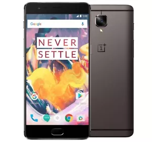 OnePlus 3T A3003 64GB Dual Sim Android Smartphone Gunmetal Neu OVP - Bild 1 von 7