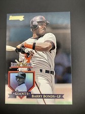 1995 Donruss National Packtime #7 Barry Bonds San Francisco Giants