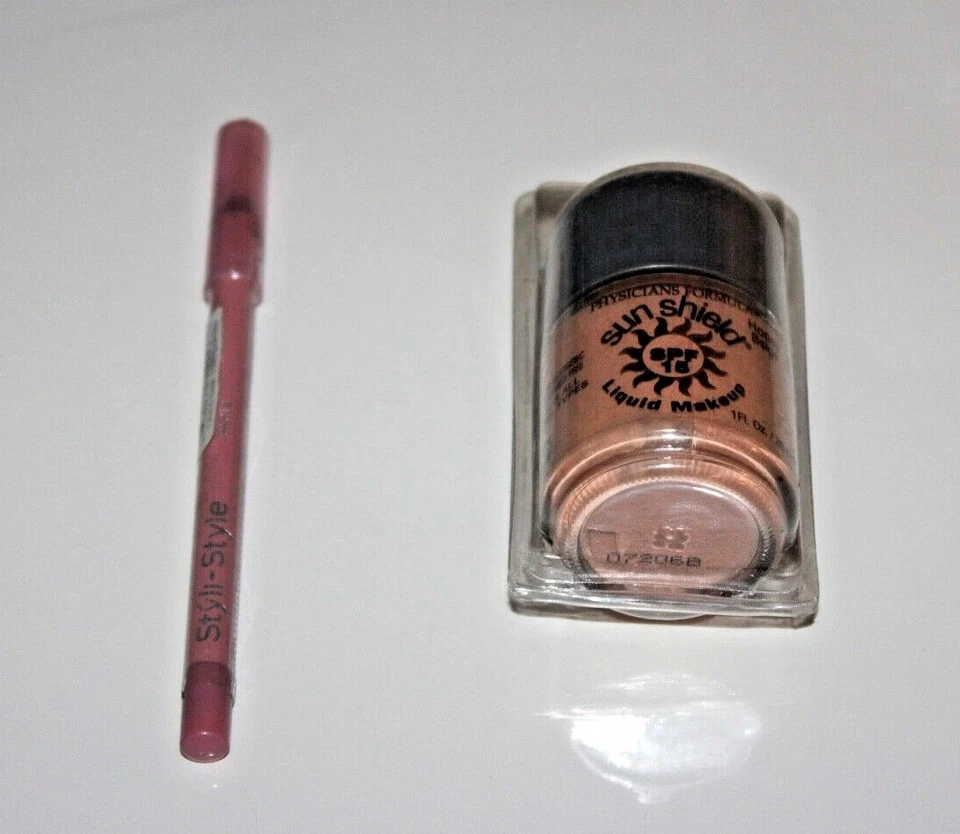 Physicians Formula Sun Shield liquid makeup Honey beige + Lip Liner Lot Of 2 New - Image 1 of 2