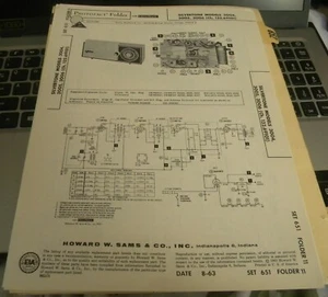SILVERTONE AM RECEIVER MODELS: 3004, 3005, 3006 (SAMS PHOTOFACT 651-11) - Picture 1 of 1